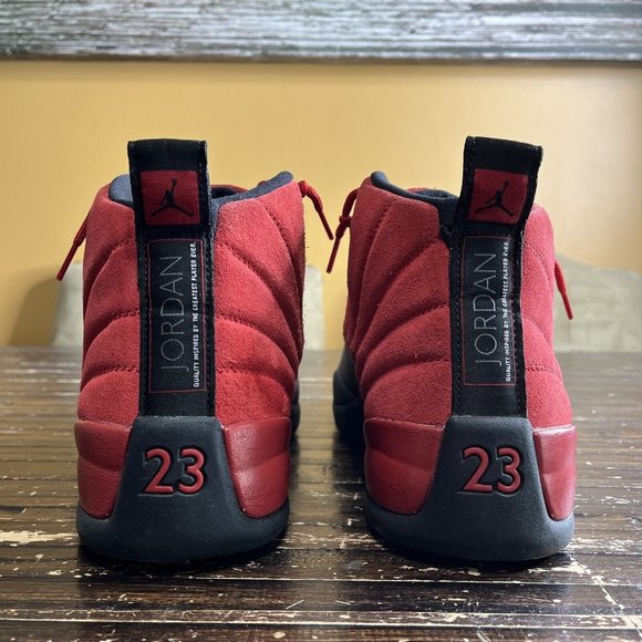 Nike Air Jordan 12 Retro "Reverse Flu Game" Red CT8013-602 Size 12 - Picture 5 of 7